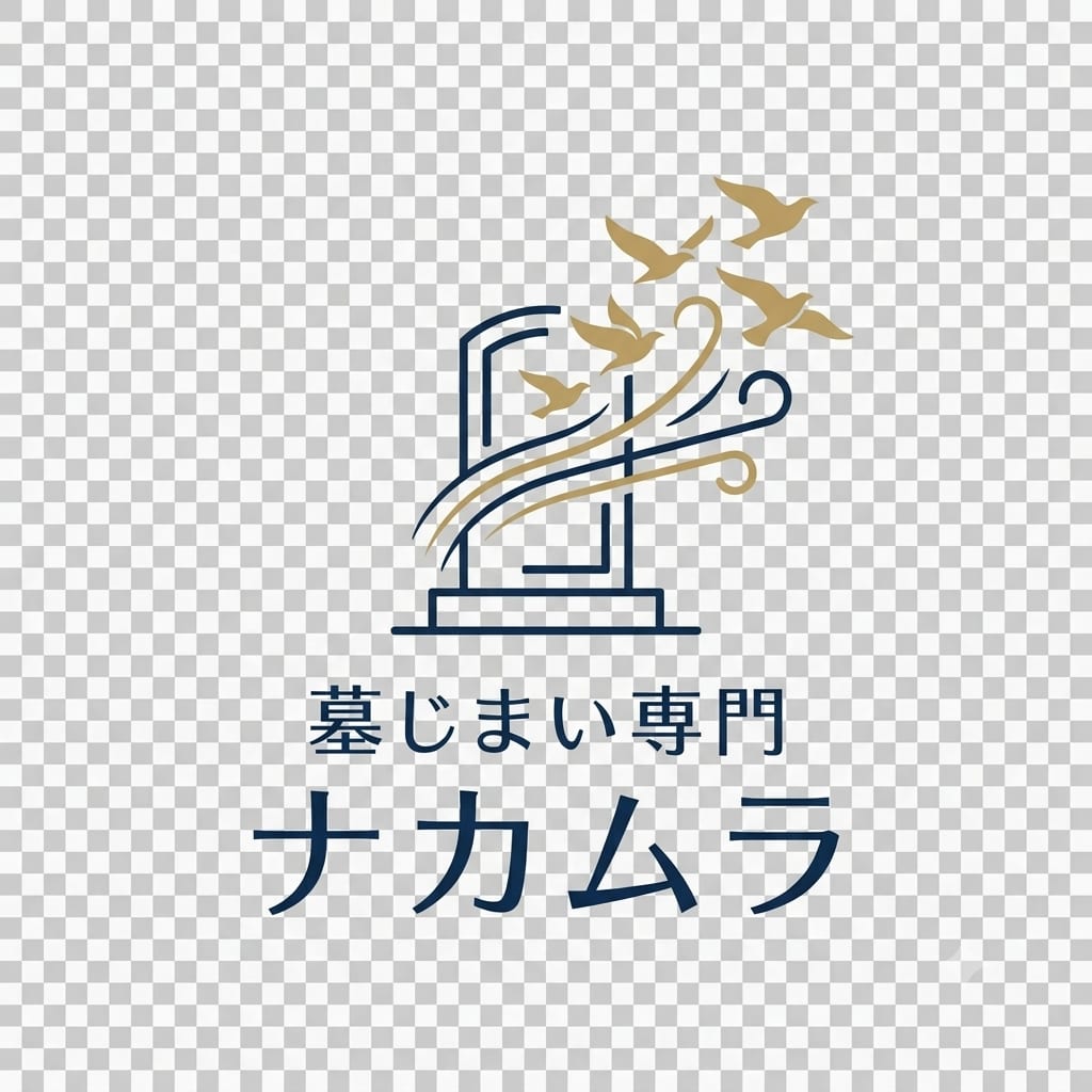 墓じまい専門 ナカムラ ロゴ